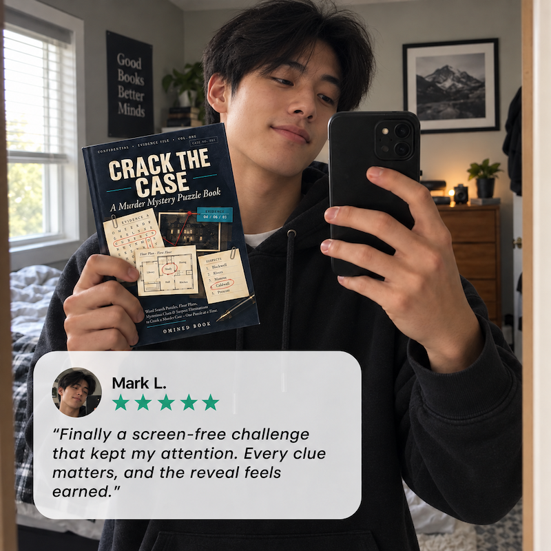 Crack The Case - A murder Mystery Puzzle Book