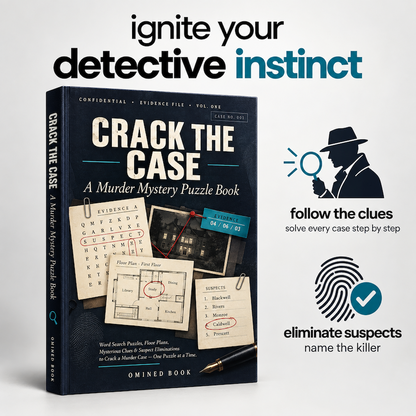 Crack The Case - A murder Mystery Puzzle Book