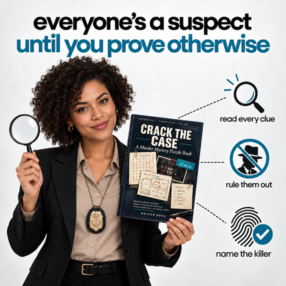 Crack The Case - A murder Mystery Puzzle Book