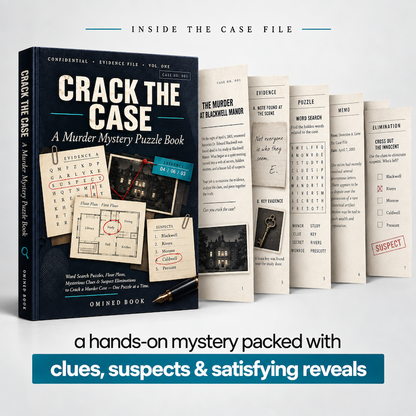 Crack The Case - A murder Mystery Puzzle Book